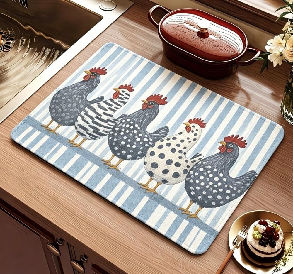 팜하우스 치킨 디쉬 드라잉 매트 초흡수성 주방 배수 매 - Bar Mat Rubber 리뷰 및 가격