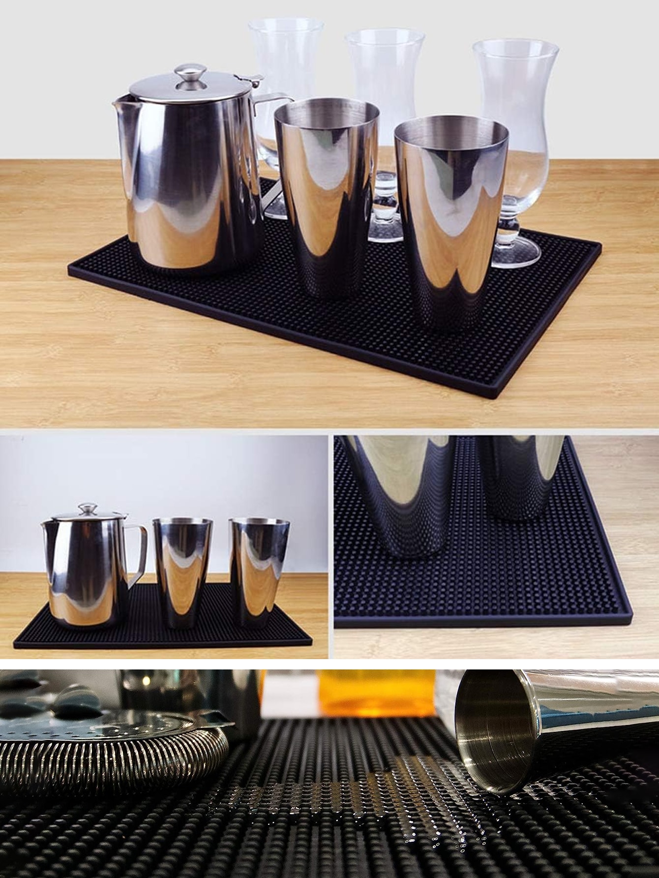 리세프 바 매트, 고무 접시 건조 매트, 바텐딩용 미끄 - Bar Mat Rubber 리뷰 및 가격
